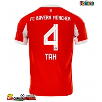 Camisa de Futebol Bayern Munich Jonathan Tah #4 Equipamento Principal 2025-26 Manga Curta